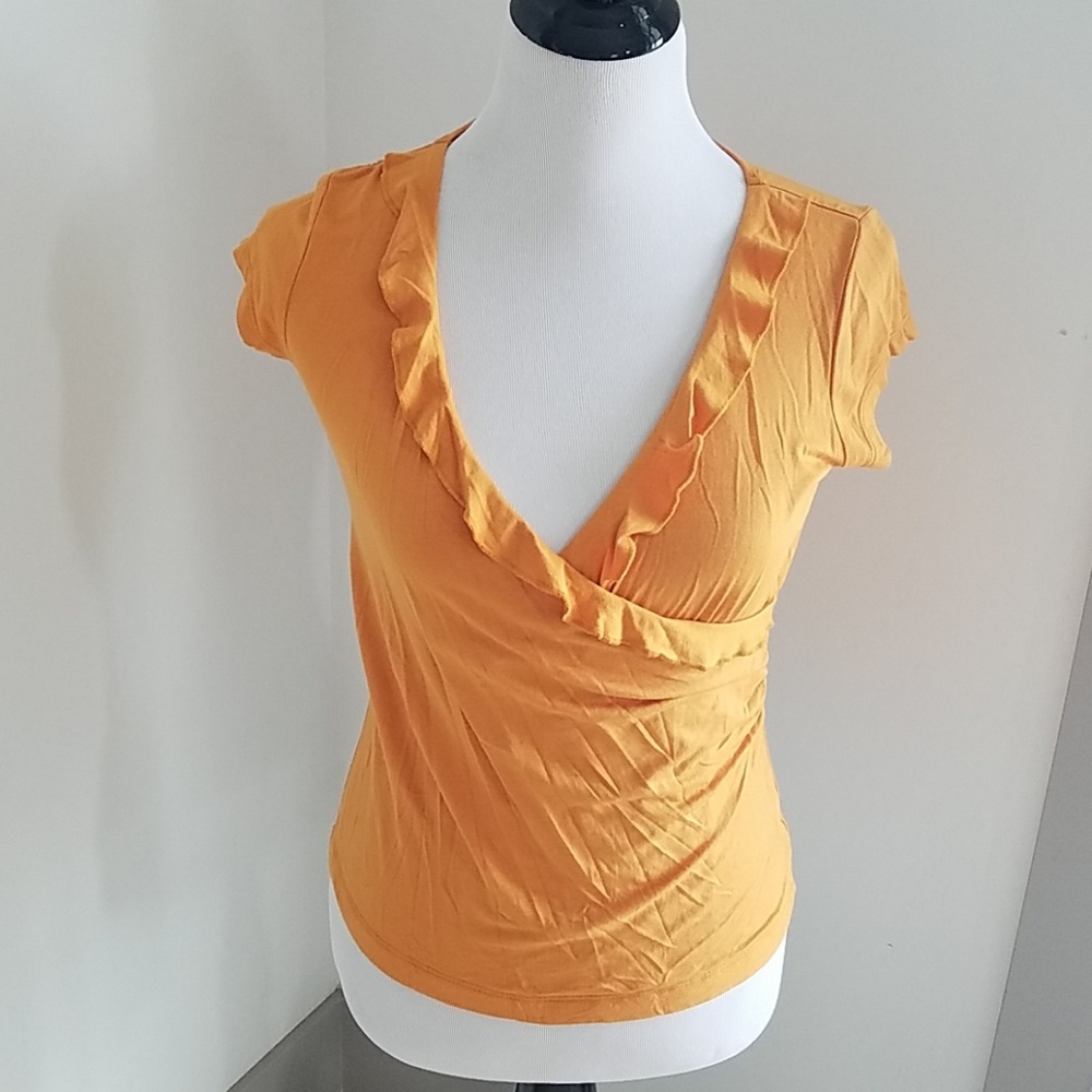Banana republic pumpkin in color top